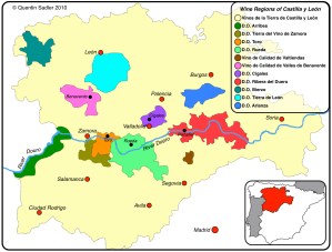 Castille Wine Map2